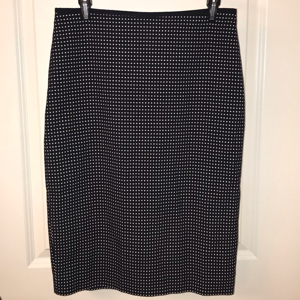 🆕 NWT Ann Taylor Geo Check Pencil Skirt